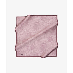 Pañuelo de Seda de Diseño de Lujo - Rosa Claro 90x90 cm, Pañuelo Cuadrado de Satén para Primavera Verano - Product Image 2