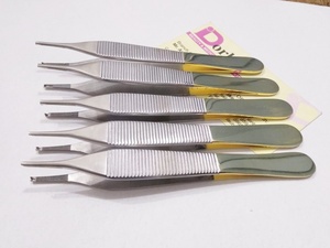 Pinzas Adson de 5 pulgadas, etiqueta personalizada de acero inoxidable, pinzas de vendaje TC Adson, instrumento quirúrgico Dental - Product Image 2