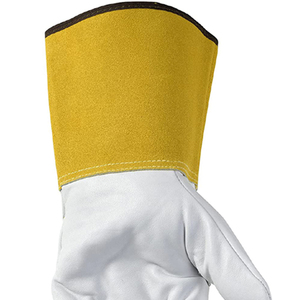 Gants de soudage en cuir de chèvre noir de qualité supérieure en gros/Nouveau dernier design 2025 Gants de soudage - Product Image 5