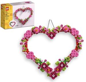 LE GO Ensemble de construction d'ornements en forme de cœur, cadeaux et loisirs créatifs pour la Saint-Valentin, idée artistique et artisanale amusante pour les filles et les garçons de 9 ans et plus - Product Image 5