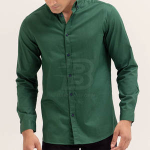 Chemise habillée 100 % coton respirante de haute qualité, fabrication usine, prix de gros, en promotion - Product Image 4