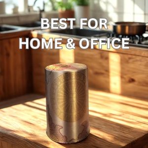 Verre à eau en cuivre pur imprimé écologique unique avec des motifs artistiques Grande capacité pour la maison, le bureau, les hôtels et les bars - Prix - Product Image 2