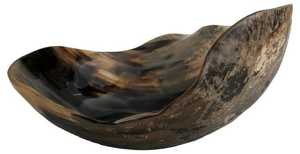 Cuenco para servir comida con cuerno de búfalo Natural 100%, cuerno pulido cuenco de hecho a mano, estilos superiores, embalaje personalizado, respetuoso con el medio ambiente - Product Image 3