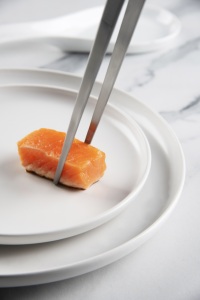 Dinnerware Set 6 Dinner Plates White Round Ceramic Elegant & Minimalist Design Matte Finish Durable 27 cm Nordic by Excelsa - Product Image 5