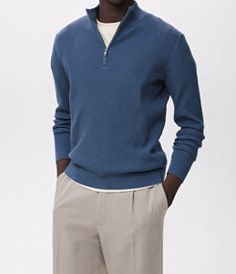 เสื้อสเวตเตอร์โอเวอร์ไซส์ผ้าเฟรนช์เทอร์รี่เนื้อนุ่ม 100% ผ้าฝ้าย คุณภาพสูง แบบเรียบ ไม่มีลาย  ซิปคุณภาพสูง สำหรับผู้หญิง  เสื้อสเวตเตอร์คุณภาพสูง รับผลิตแบบ OEM - Product Image 3