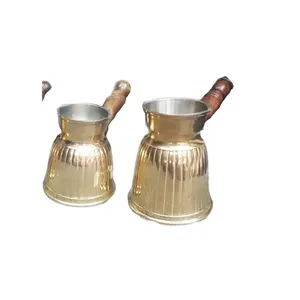 Bouilloire à café et thé turque la plus vendue Pot en laiton assorti en métal Bouilloire en laiton à prix abordable
