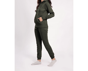 Survêtements d'hiver pour femmes les plus vendus vêtements en coton à motif solide avec hauts courts au-dessus du genou dernière conception Offre Spéciale - Product Image 4