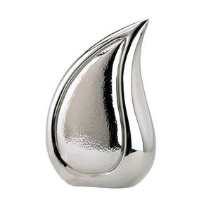 ACW urne artisanale en métal de qualité supérieure conception de goutte de larme en laiton gris pour adulte meilleur prix de gros pour les cendres de crémation funéraire - Product Image 5