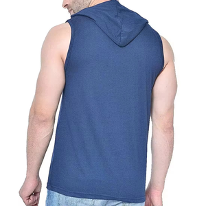 Camiseta sin Mangas con Capucha para Hombre, Estilo Deportivo, para Gimnasio, Deportes y Moda Urbana - Product Image 3