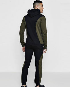 El más nuevo traje de sudor personalizado para hombres, conjunto deportivo para correr, chándal de tela suave al por mayor para hombres - Product Image 2