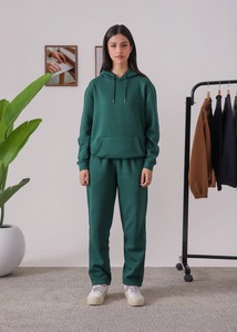 Survêtements tendance de haute qualité 2026, personnalisables, OEM, pour femmes, vente en gros, qualité 100% coton, ensembles de survêtements pour femmes, vêtements de détente pour femmes - Product Image 3
