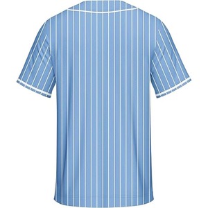 Vêtement de sport unisexe à manches courtes en gros, logo personnalisé, maillot de baseball et de softball, respirant, séchage rapide, 100% polyester, personnalisé - Product Image 4