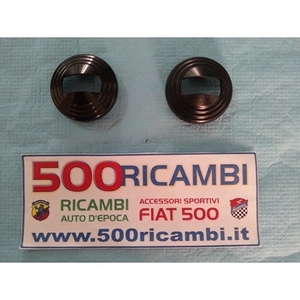 Cubiertas para Manijas de Puerta de Coche FIAT 500 L R 126 1 SERIE COUPLE, Color Negro, con Manija de Apertura de Puerta Negra para la PRIMERA SERIE - Product Image 1