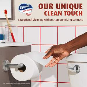 CharminUltra Strong Clean Touch <b>Toilet</b> <b>Paper</b>, 6 Family Mega XL <b>Rolls</b> = 42 Regular <b>Rolls</b> - Product Image 3