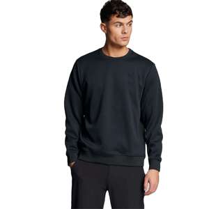 Dernier sweat-shirt à col rond noir pour hommes pull décontracté à manches longues polaire douce confortable à porter au quotidien pour l'automne hiver - Product Image 1
