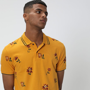 Vente flash, prix bas, t-shirt polo pour homme avec logo personnalisé, t-shirts polo pour homme de haute qualité - Product Image 2