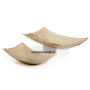 Lot de deux plateaux à chocolat en métal plaqué or plateau à chocolat fait main nouveau plateau à chocolat classique et élégant - Product Image 5