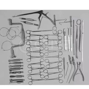 Juego de instrumentos de Craneotomía con porta agujas Rongeurs Elevadores y herramientas quirúrgicas Juego de instrumentos de craneotomía quirúrgica - Product Image 3