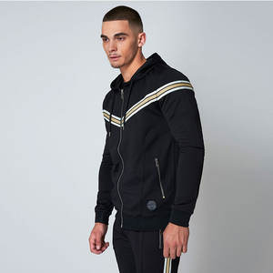 Conjunto de Chándal Cortavientos de Moda Urbana para Hombre, Venta al por Mayor OEM, Personalizable, Transpirable, 100% Algodón, 3 BRO - Product Image 4