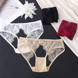 Diamant-Nylon Sexy Unterwäsche für Damen, Hohl, Niedriger Bund, Dünn, Sommerliche Versuchung, Spitzen-G-<span class=keywords><strong>String</strong></span> - Product Image 3