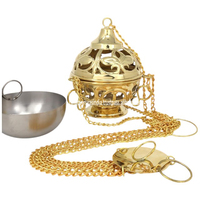 Nouveau design de chaîne de censer en laiton orné, couleur et taille personnalisables, encens indien, utilisation toute saison pour la maison, le bureau, les églises, les temples