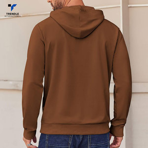 Hot Selling Custom Logo <b>Men</b> Hoodies 100% Cotton Winter Eco-Friendly Breathable <b>Fleece</b> Pullover <b>Hoodie</b> - Product Image 4