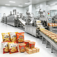Complete productielijn voor instant noedels, inclusief machine voor het maken van gebakken instant noedels en droogmachine voor niet-gebakken noedels