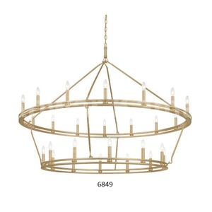 Candelabro de iluminación de Metal decorativo para comedor de lujo, diseño moderno de alta calidad, uso para decoración del hogar, sala de estar y oficina - Product Image 1