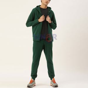 Sudadera con capucha y sudaderas con estampado personalizado bordado en blanco de peso pesado para hombre - Product Image 1