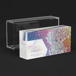 Estuche Acrílico con Tapa Magnética para Caja de Colección Super Premium de Evoluciones Prismáticas de Pokémon <span class=keywords><strong>Escarlata</strong></span> y Violeta, Resistente a los Rayos UV - Product Image 1