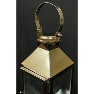 Classic Metal Glass Tea <b>Light</b> Lantern Handmade Outdoor Home <b>Hanging</b> Lighting Decor Waterproof Heat Resistant Europe Style Pillar - Product Image 4