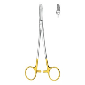 Soporte de aguja Olsen Hegar con tijeras, tijeras de sutura, tijeras dentales, instrumentos quirúrgicos de Rohail Industries - Product Image 1