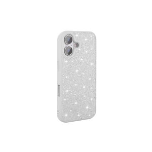 Coque de protection en silicone ASMA de luxe avec design en pierres brillantes pour iPhone 11 Pro XR 7 Plus Promax en blanc - pour filles - Product Image 1