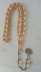 Rosario turquesa impulsado diseñado Tasbih accesorios de oración venta al por mayor Tasbih con cuentas de resina Natural formas cuentas de oración - Product Image 6