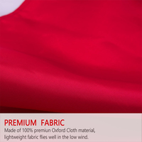 Drapeau du Texas brodé pour l'extérieur, 6x10 pieds, en nylon 210D robuste, de luxe, écologique, avec 2 œillets métalliques