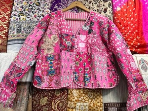 New Style Bohemian Style Women's Cotton Short Jacket Boho <b>Double</b> Side Wear Reversible Coat with Printed Fabric - Product Image 2