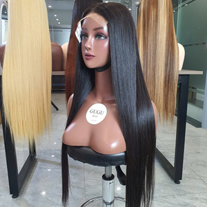 Perruque de cheveux humains vietnamiens bruts de 24 pouces du vendeur en gros os droit sans enchevêtrements et sans perte - Product Image 6