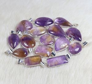 เครื่องประดับจี้เงิน ametrine ธรรมชาติจี้ขายส่งจี้หนามเตยสร้อยคอผู้หญิงคริสตัล Ametrine เครื่องประดับ - Product Image 4