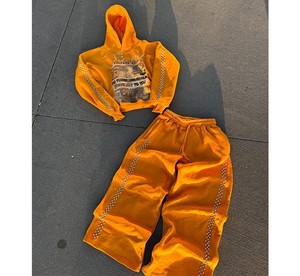 Conjunto Deportivo de Invierno de Lujo para Hombre, Sudadera con Capucha y Pantalones Deportivos de Mezcla de Algodón Premium |   Ropa Deportiva Informal Transpirable de Corte Regular para Gimnasio, Viajes y Uso Diario - Product Image 6