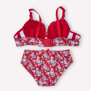 Lot de 3 (rose + rouge + bleu)-Ensemble rembourré floral - Product Image 1