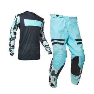 Combinaison de course de VTT et de motocross pour adultes Ensemble de maillot de course tout-terrain Sublimé Équipement de moto VTT pour la course et le sentier - Product Image 1