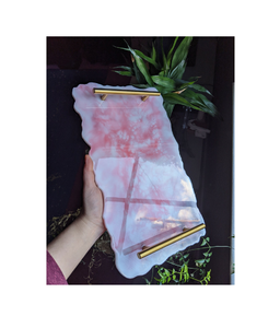 ถาดรองเสิร์ฟทำจากทองเหลืองด้ามทองปรับขนาดได้เครื่องครัวและร้านอาหารตามต้องการ - Product Image 1