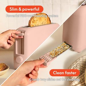 <span class=keywords><strong>Tostadora</strong></span> Ultrafina <span class=keywords><strong>de</strong></span> 2 Rebanadas, 6 Niveles Ajustables, <span class=keywords><strong>Tostadora</strong></span> Automática para el Hogar, para el Desayuno - Product Image 3