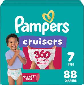 Pañales Pampers Pull On Cruisers 360 °   Pañales Desechables para Bebé Talla 4, Suministro para 2 Meses (2 x 144 Unidades) con Base Acuosa Sensible - Product Image 4