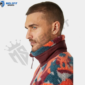 Chaqueta de Forro Polar Sherpa de Diseño Personalizado, Transpirable, Resistente al Viento, Ecológica, con Logotipo Frontal, Unisex, para Invierno - Product Image 3