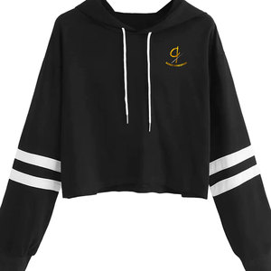 Precio Razonable Superventas Crop Top Hoodies Para Mujeres Para Parches Personalizados Mujeres Crop Top Hoodies Con Manga Larga - Product Image 4