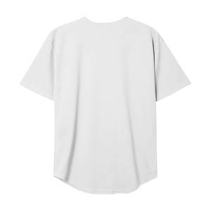 Camiseta de béisbol OEM para hombre, camisetas con botones, uniformes deportivos Hipster Hip Hop de manga corta, camisetas de béisbol personalizadas al por mayor - Product Image 6