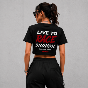 Camiseta Vintage Personalizada para Eventos de Carreras, Ropa para Días de Pista, Camiseta para Club de Fans de Carreras, Camiseta Corta para Mujer - Product Image 3