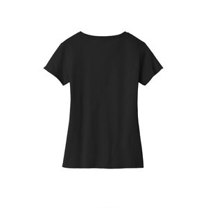 Camiseta de Algodón con Cuello en V para Mujer, Estilo Simple y Cómodo, Ideal para el Trabajo o Atuendos Casuales - Product Image 2