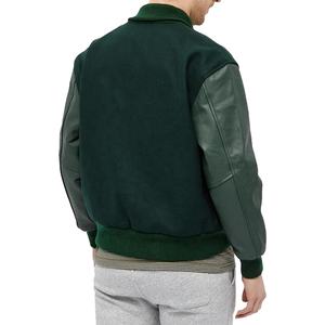 Logotipo personalizado invierno 100% lana fundida Varsity transpirable College Bomber Lettermen CollegeBaseballjacket para hombres DDP envío - Product Image 6